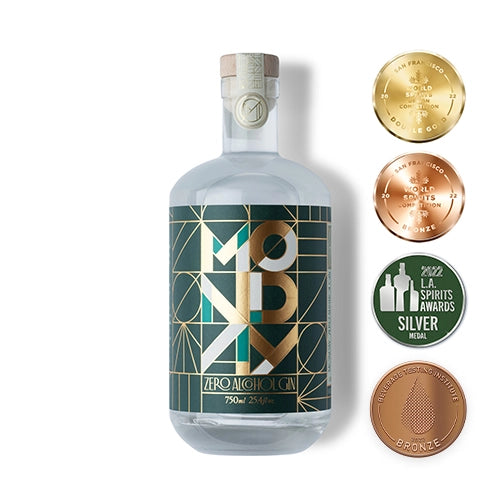 Monday Gin Non-Alcoholic Spirit – Cheeky & Dry Alcohol Free Bottle