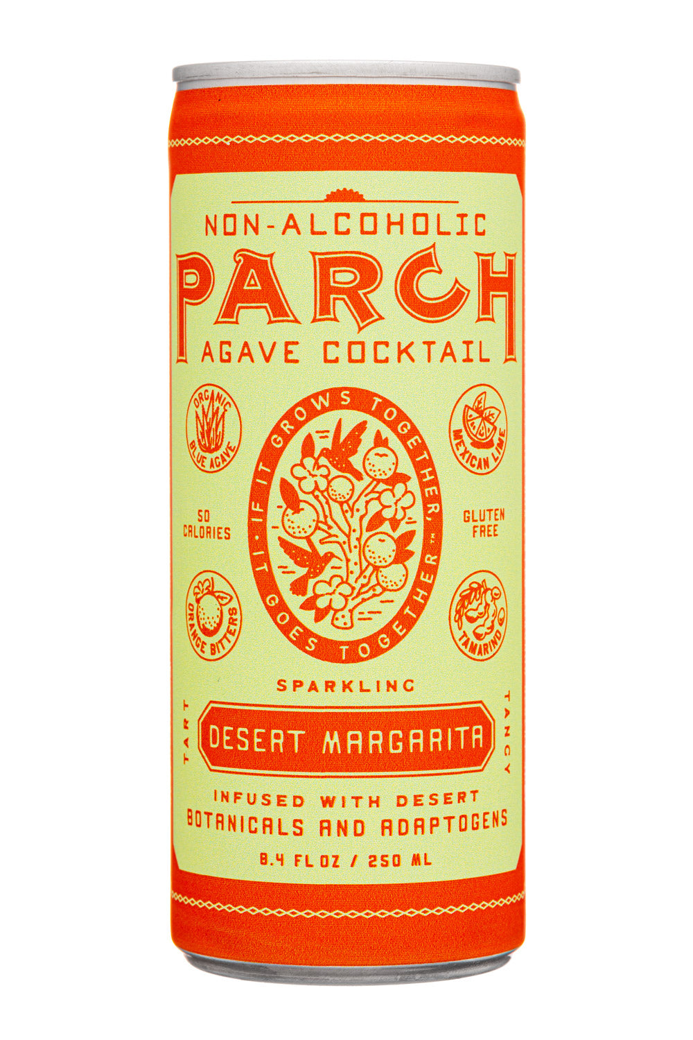 Parch Desert Margarita Non-Alcoholic Agave Cocktail – Cheeky & Dry