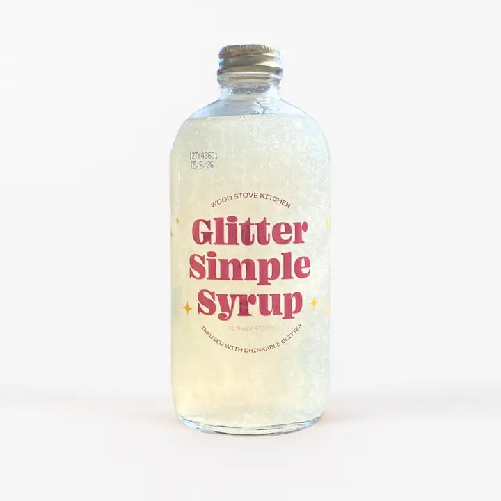 Woodstove Glitter Simple Syrup