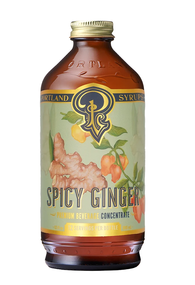 spicygem studsrimcylinder var.一仙 Portland Syrups Spicy Ginger Syrup | Non-Alcoholic Drink Syrup