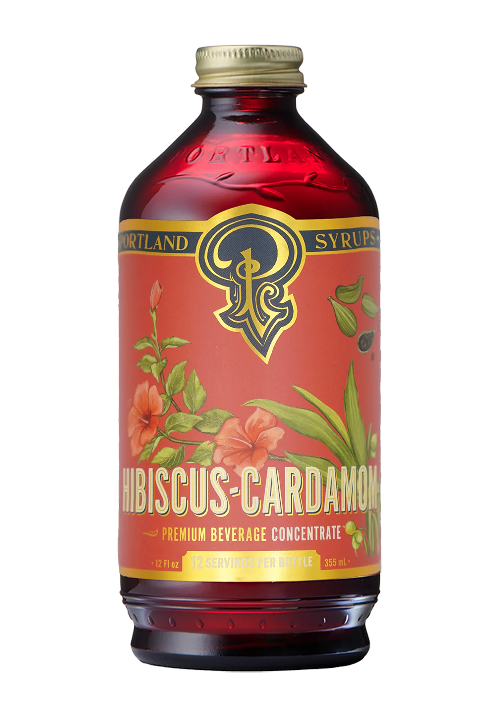 Portland Syrups Hibiscus-Cardamom Non-Alcoholic Syrup – Cheeky