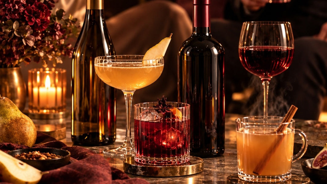 Cozy non-alcoholic fall drinks curated by Cheeky and Dry bottle shop Seattle