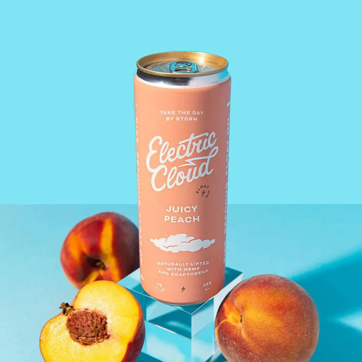 Electric Cloud Juicy Peach & Adaptogen Beverage