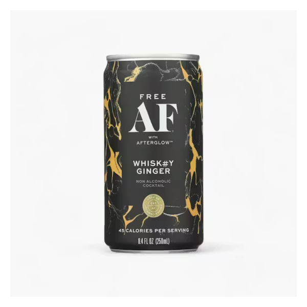 Non-Alcoholic Free AF Whiskey Ginger