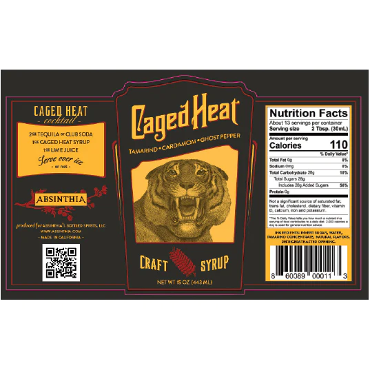 Absinthia Caged Heat Syrup