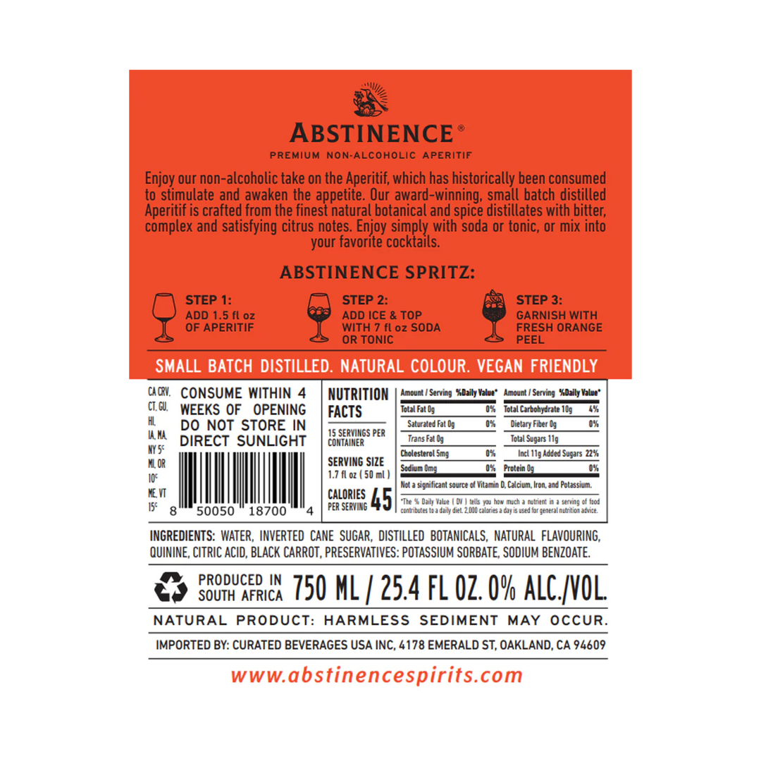 Abstinence Blood Orange Aperitif