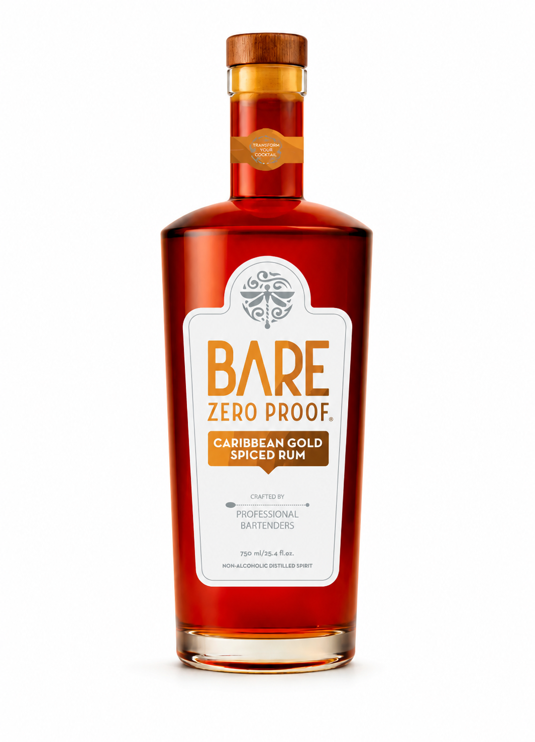 Bare Zero Caribbean Gold Spiced Rum