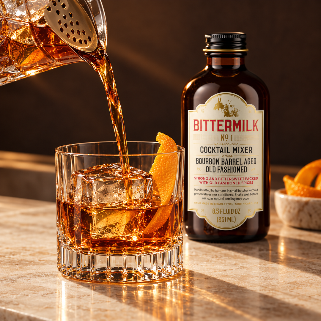 Bittermilk No. 1 Bourbon Barrel Aged Old Fashioned