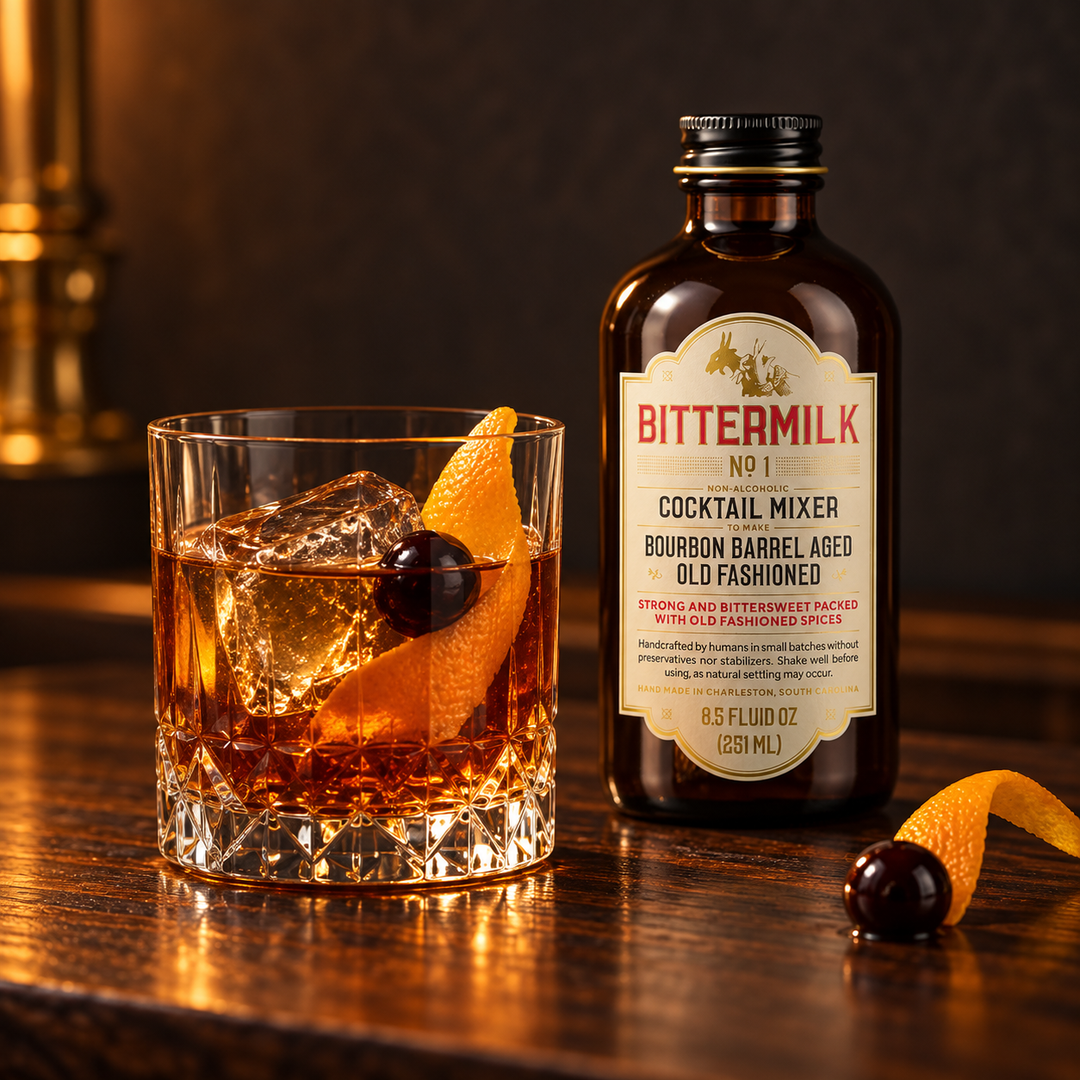 Bittermilk No. 1 Bourbon Barrel Aged Old Fashioned