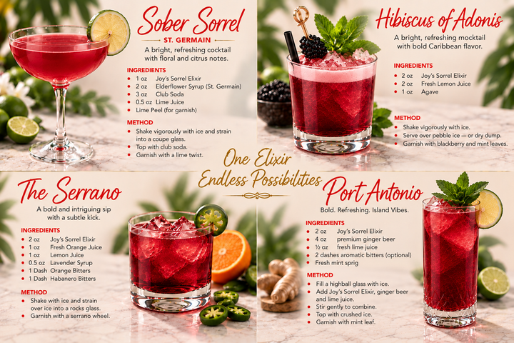 Joy's Island Spice Sorrel Hibiscus Elixir