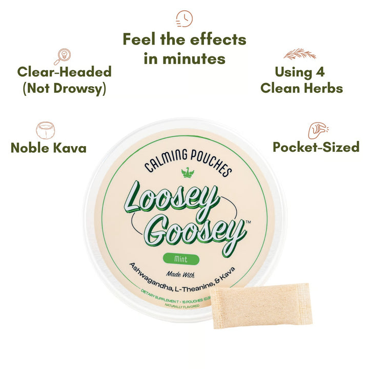 Loosey Goosey Mint Kava Calming Pouches