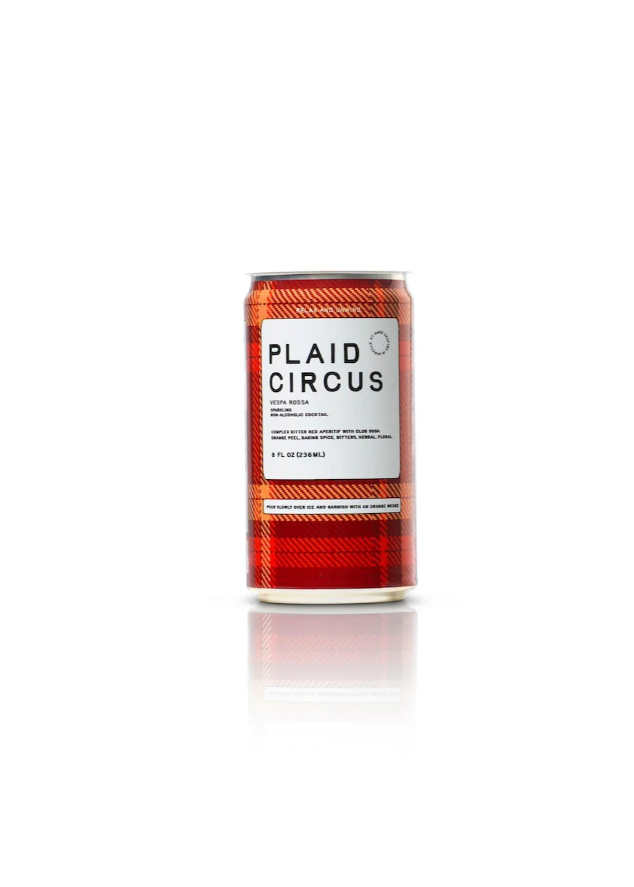 Plaid Circus Vespa Rossa Spritz Non-Alcoholic Ready-to-Drink