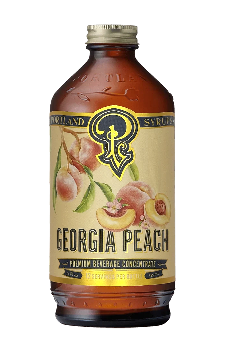 Portland Syrups Georgia Peach | Non-Alcoholic Peach Syrup – Cheeky