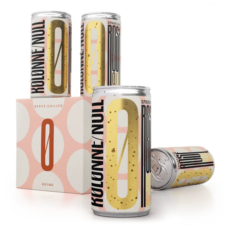 Kolonne Null Sparkling Rose in a Can 4 Pack