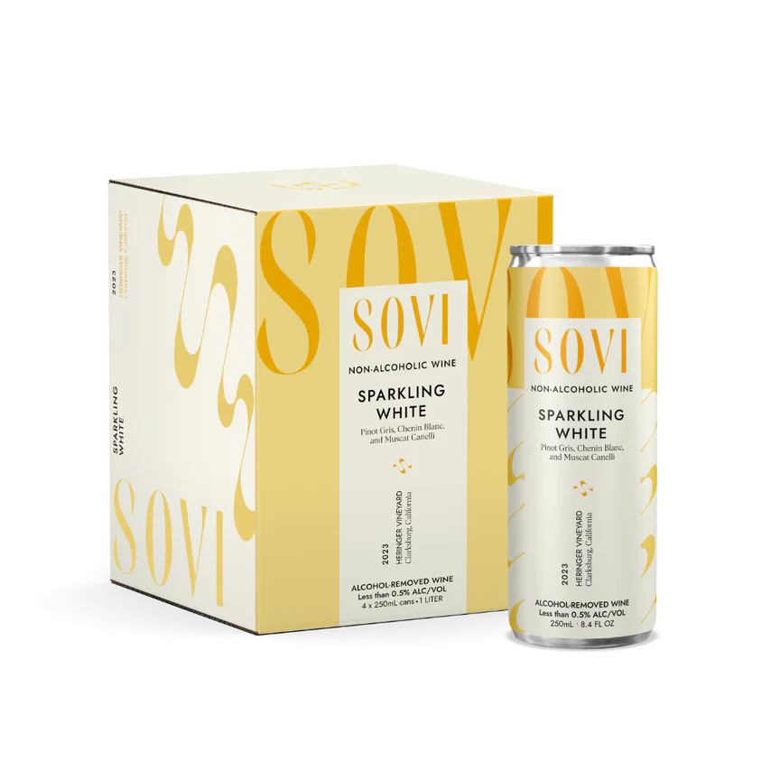 Sovi Sparkling White in a Can