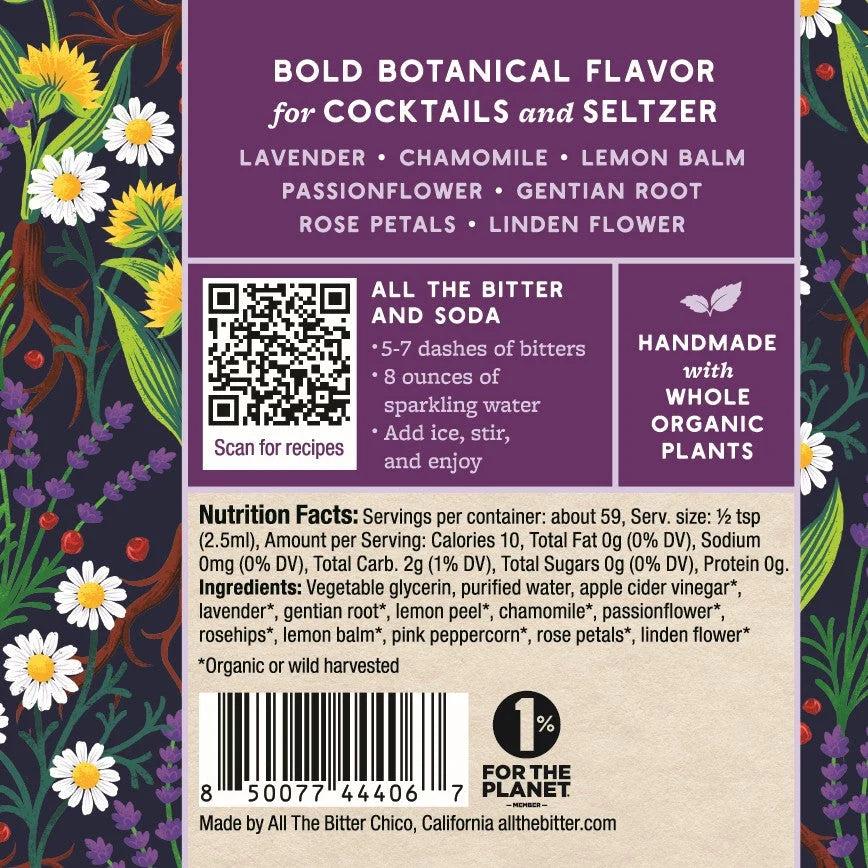 All The Bitter Lavender Chamomile Bitters