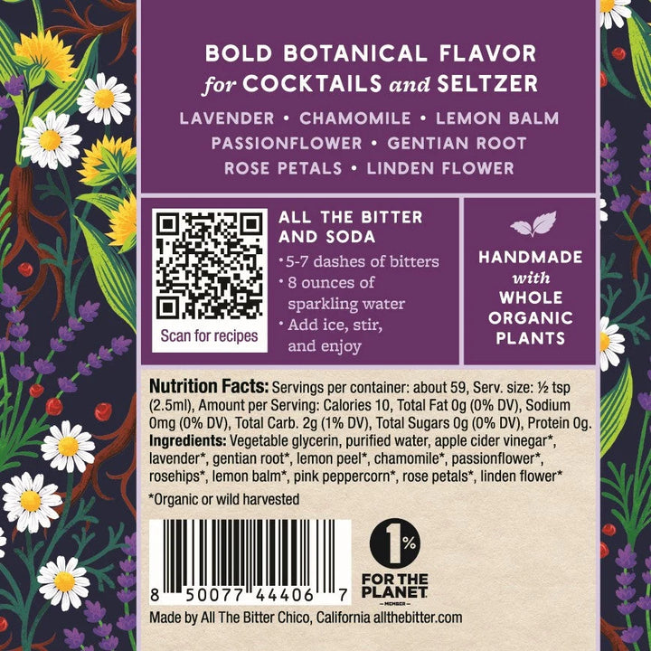 All The Bitter Lavender Chamomile Bitters
