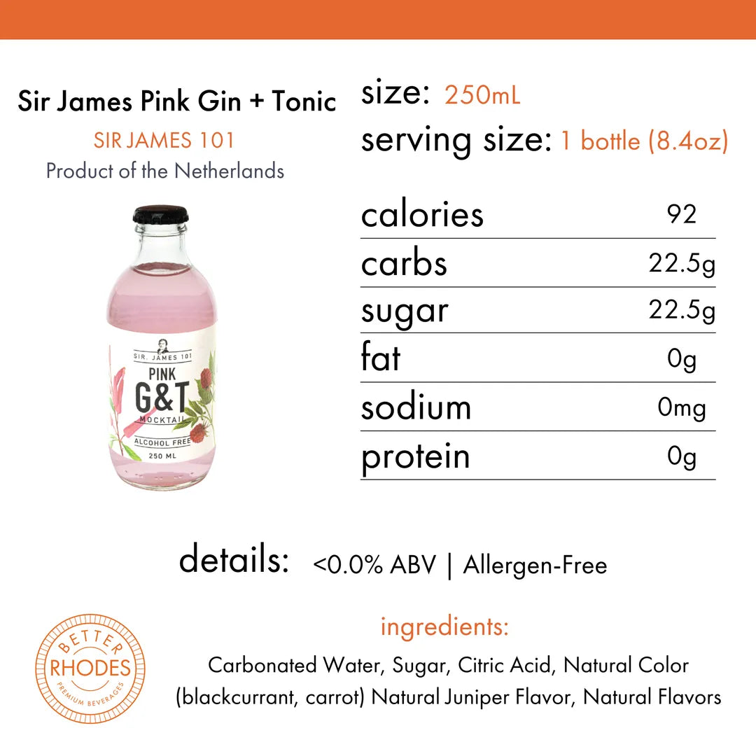 Sir James Pink Gin & Tonic