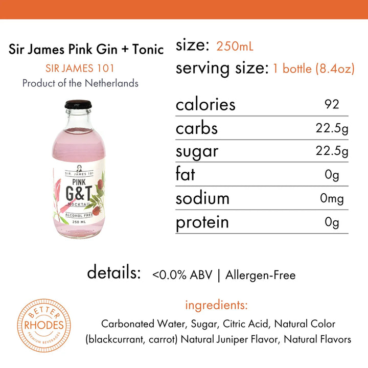 Sir James Pink Gin & Tonic