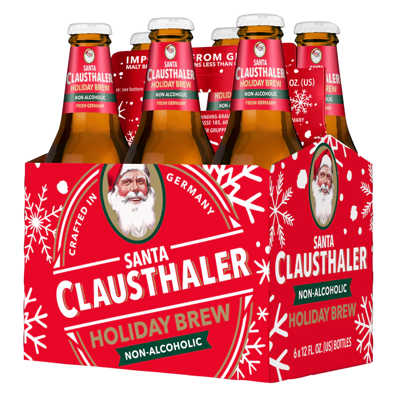Clausthaler IPA Non-Alcoholic Beer for Christmas