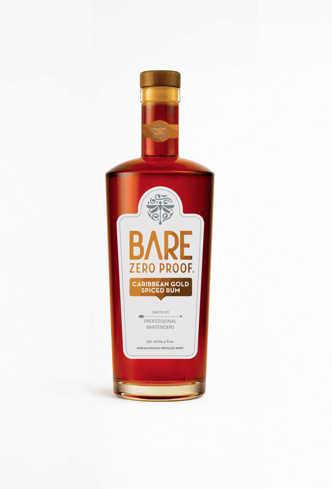 Bare Zero Non Alcoholic Caribbean Gold Spiced Rum