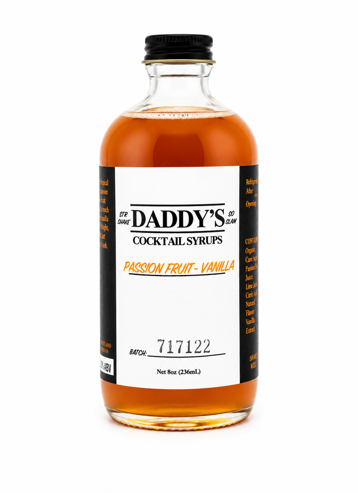 Daddy's Cocktail Syrups Passion Fruit Vanilla