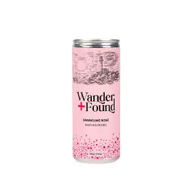 Wander+Found Sparkling Rose in Cans