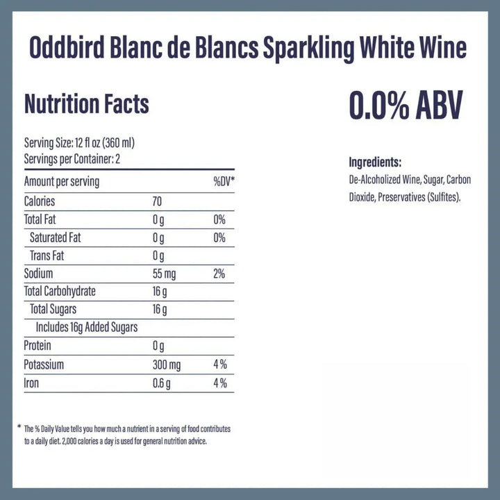 Oddbird Blanc de Blancs Sparkling White Wine