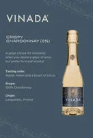 Vinada Sparkling Chardonnay - Split 6.8 oz