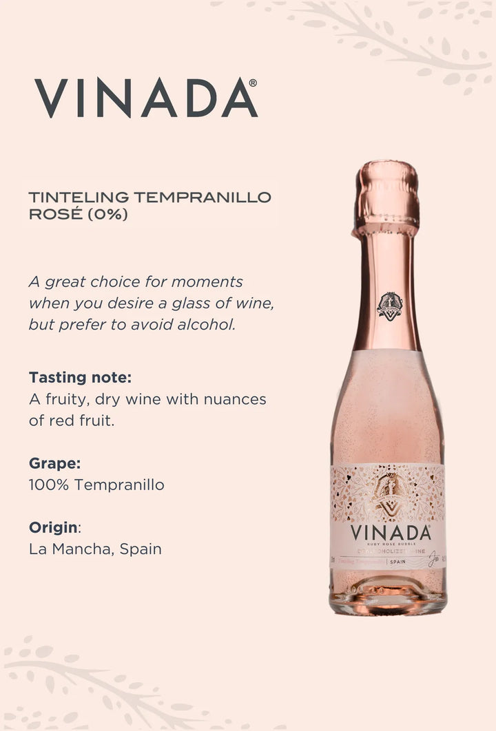Vinada Sparkling Rose - Split 6.8 oz